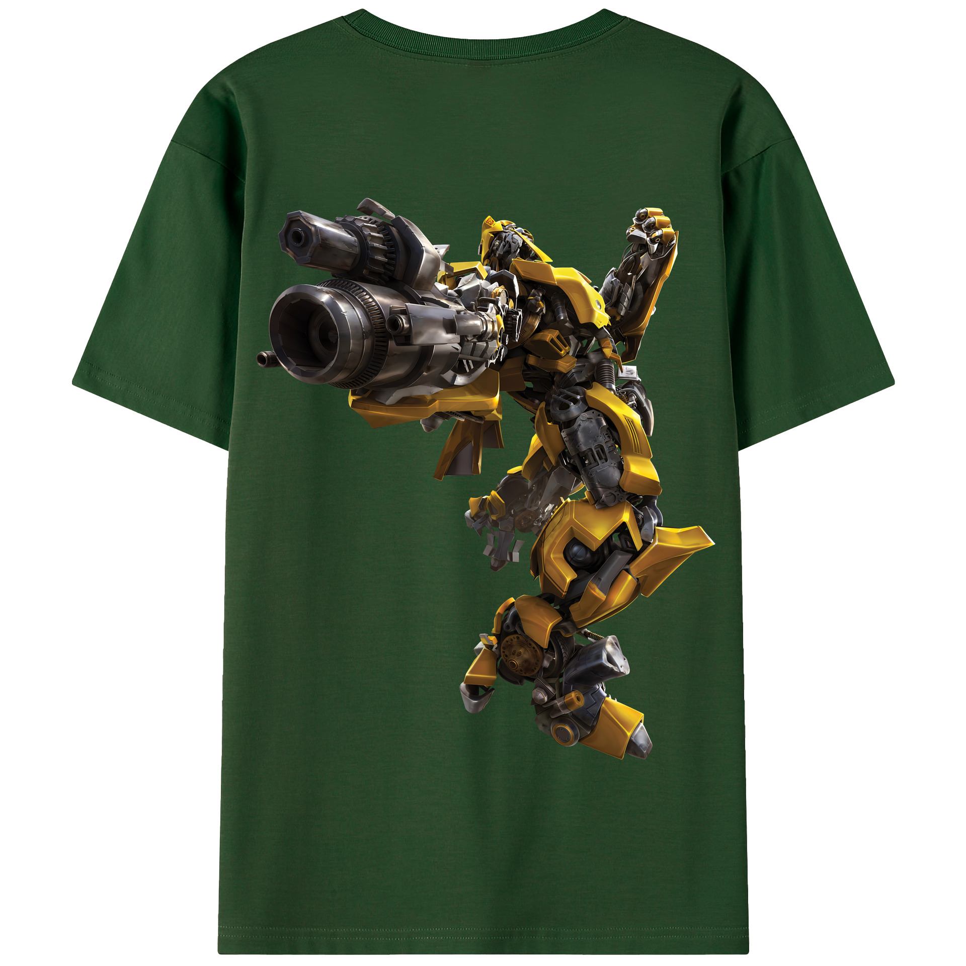 （画像用） Transformers トランスフォーマー 綿100％半袖Tシャツ（背面プリント）